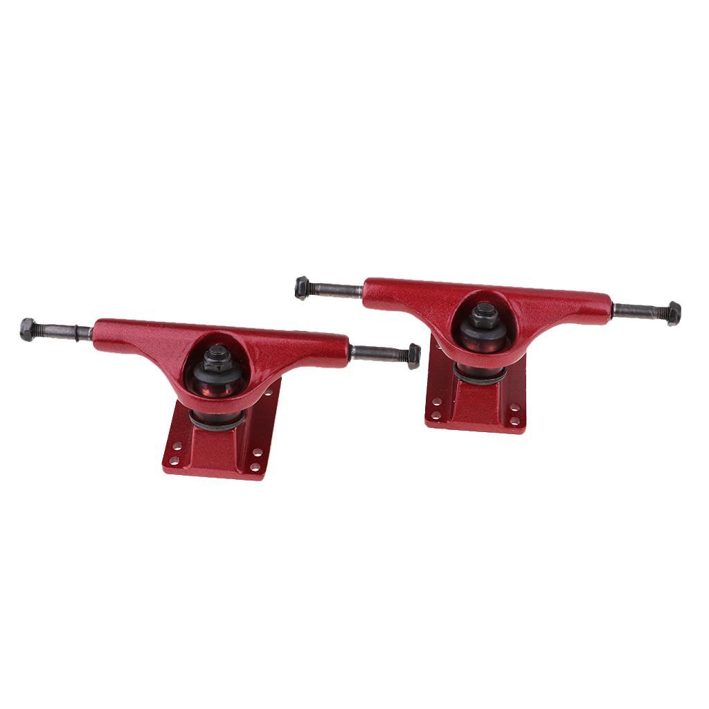 5 inch Aluminium Alloy Longboard Skateboard Trucks Impact Resistance