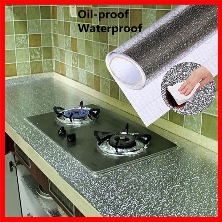 Giấy Dán Bếp Tráng Nhôm Cách Nhiệt