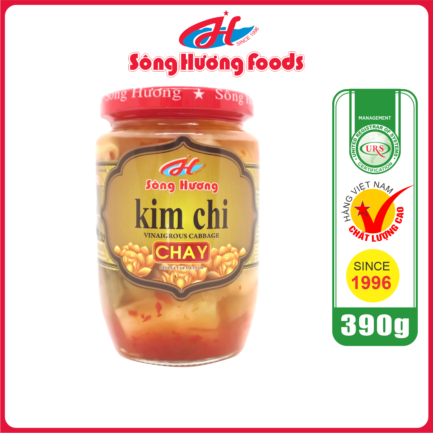 Kim Chi Chay Sông Hương Foods Hũ 390g