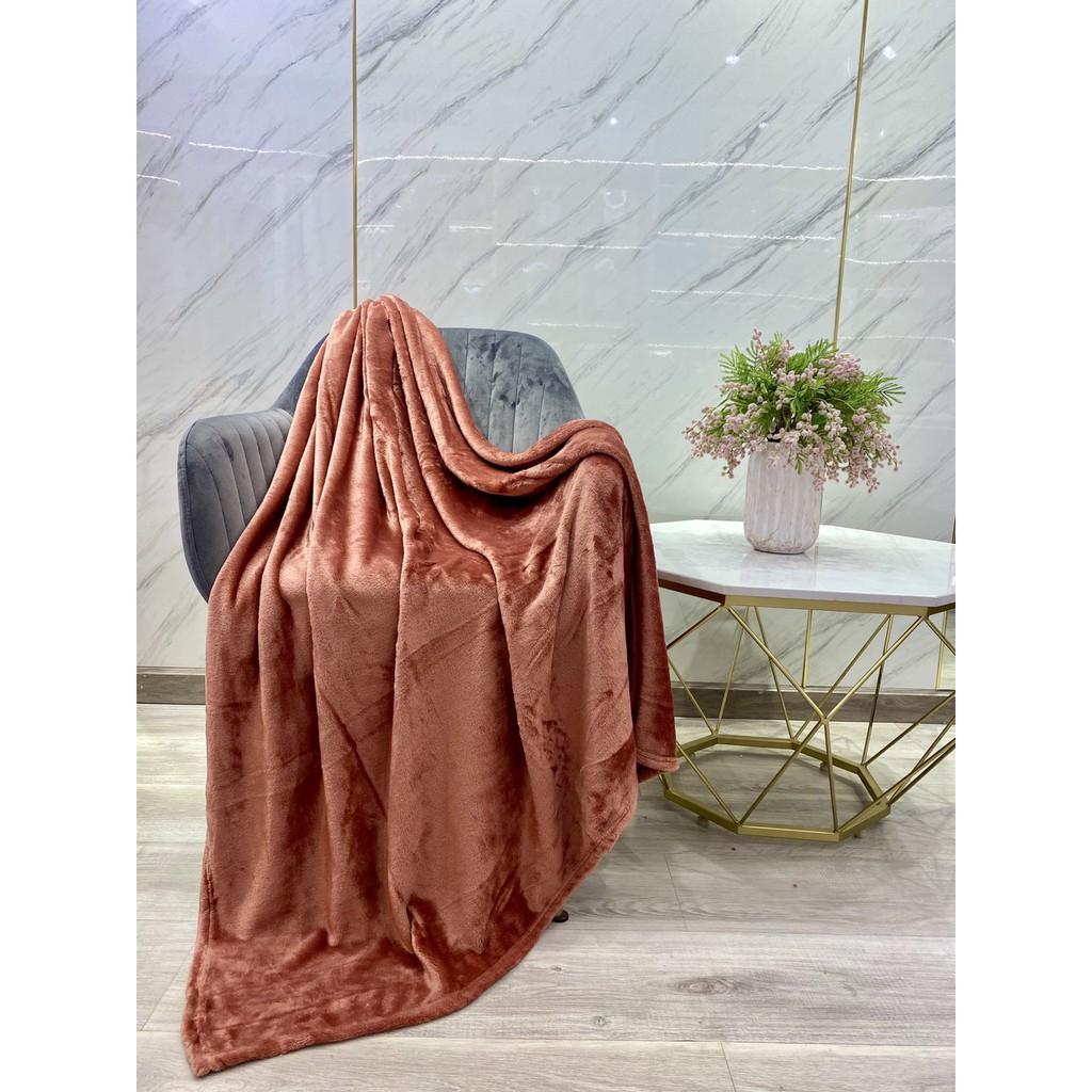 Mền tuyết NIN House - Ruby Wine (2 size) 1m3x2m, 1m6x2m 100% Microfiber, chăn hè cao cấp mát lạnh, chăn lông tuyết nhung kiểu dáng Hàn Quốc