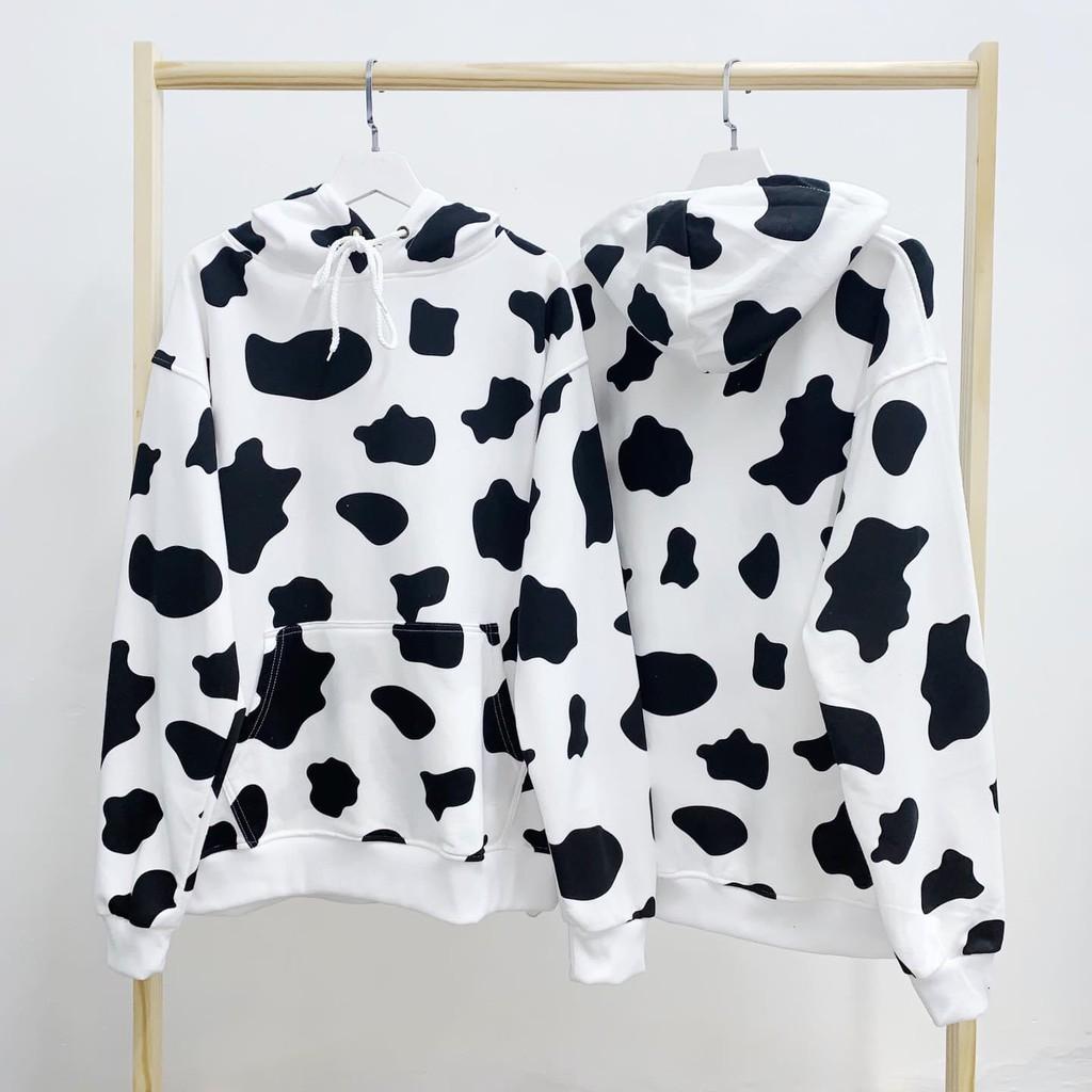 Áo Hoddie Bò Sữa Nỉ Bông Form Rộng Unisex Nam Nữ - Áo Nỉ Hoodie Nam Nữ Couple Ulzzang KUN