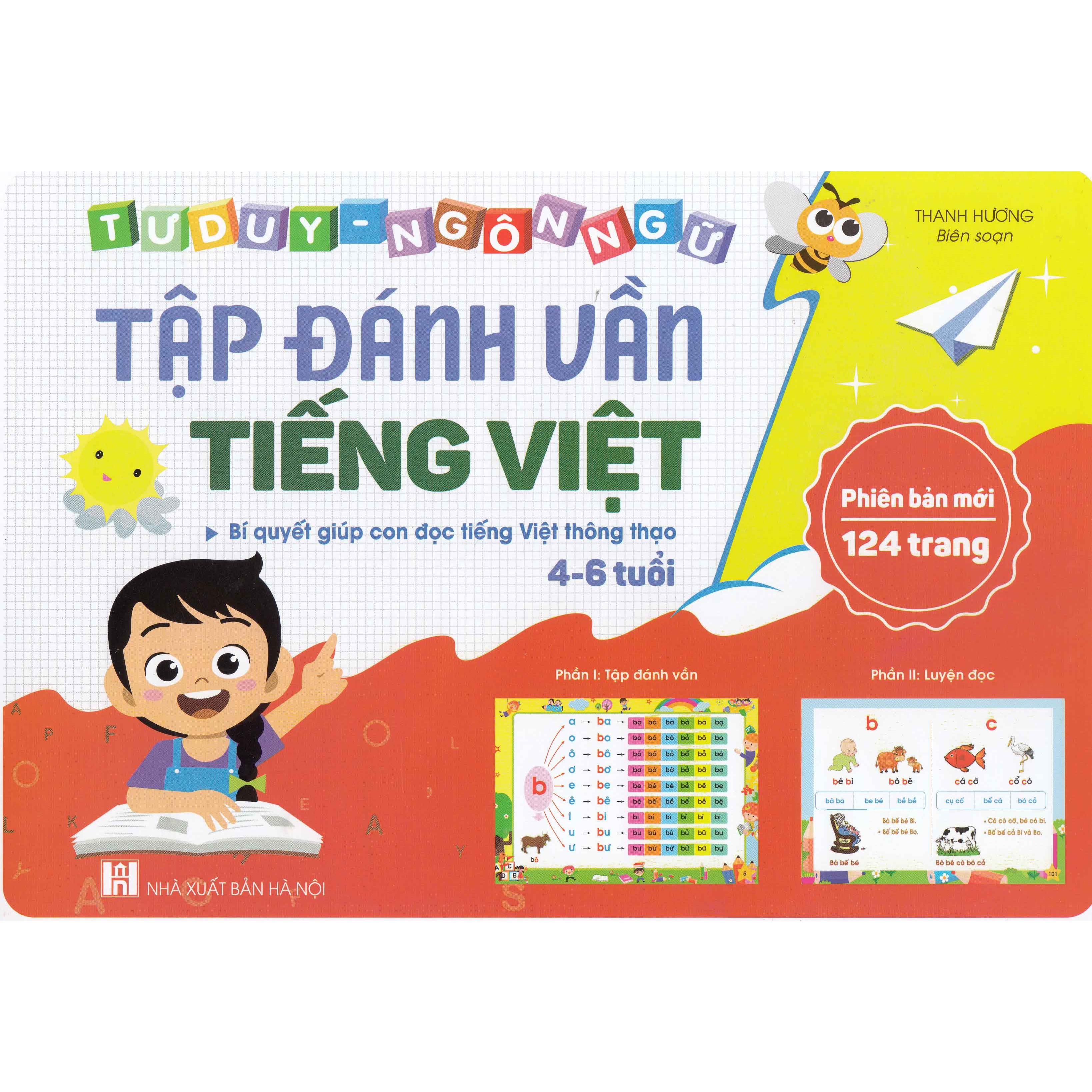 COMBO TẬP ĐÁNH VẦN TIẾNG VIỆT CHO TRẺ TỪ 4 ĐẾN 6 TUỔI VÀ BỘ THẺ FLASHCARD CHỮ CÁI