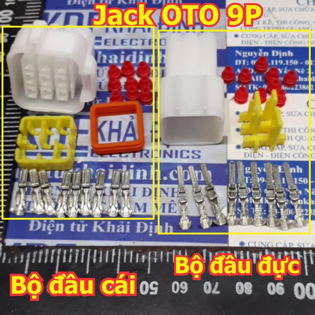 BỘ RỜI ĐẦU NHỰA ĐỰC, CÁI, LÕI SẮT ĐỰC, CÁI ĐẦU NỐI, HEADER 9P, JACK OTO, chống nước kde5028