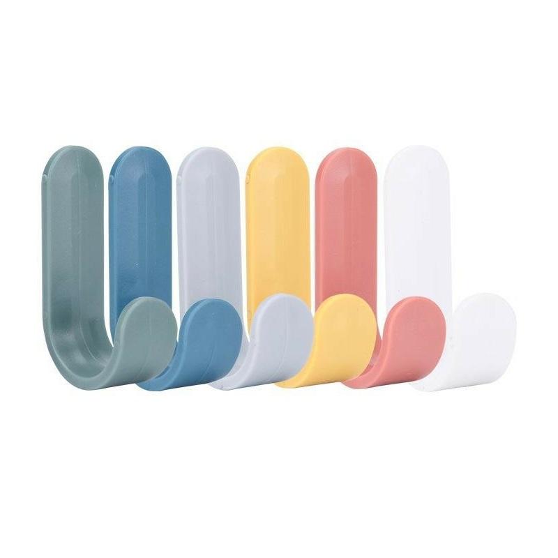 Móc Treo Đồ Hình Chữ J Dán Tường Trang Trí Tiện Dụng H073