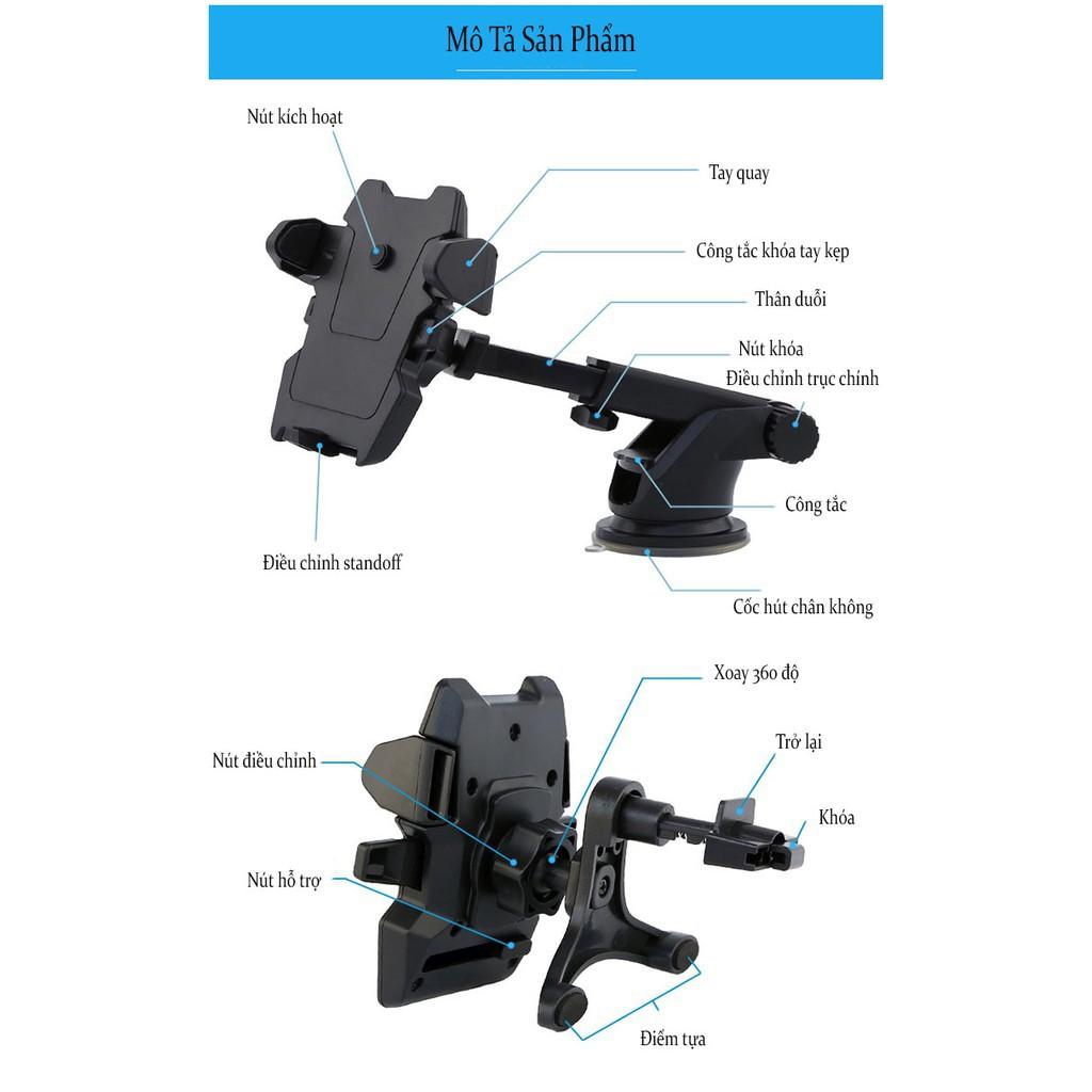 Giá đỡ điện thoại trên ô tô Long Neck an toàn hơn khi lái xe - Giá đỡ điện thoại, kẹp điện thoại trên ô tô, xe hơi