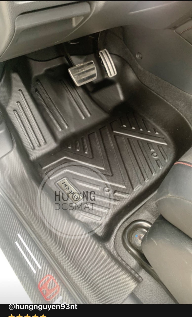 Thảm sàn cho xe Honda City 2016 - đến nay thương hiệu DCSMat, chất liệu TPV cao cấp