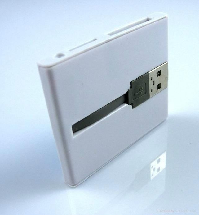 Đầu Đọc Thẻ Nhớ 5 Trong 1 SD Mini SD Micro SD/T-Flash MMC. Mini Multi in One Memory Card Reader CR-682 Chuẩn USB 2.0 - Hàng Chính Hãng