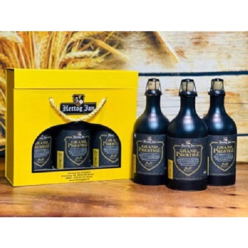 Hộp Quà 3 Chai Bia Sứ Hertog Jan Grand Prestige (500ml)