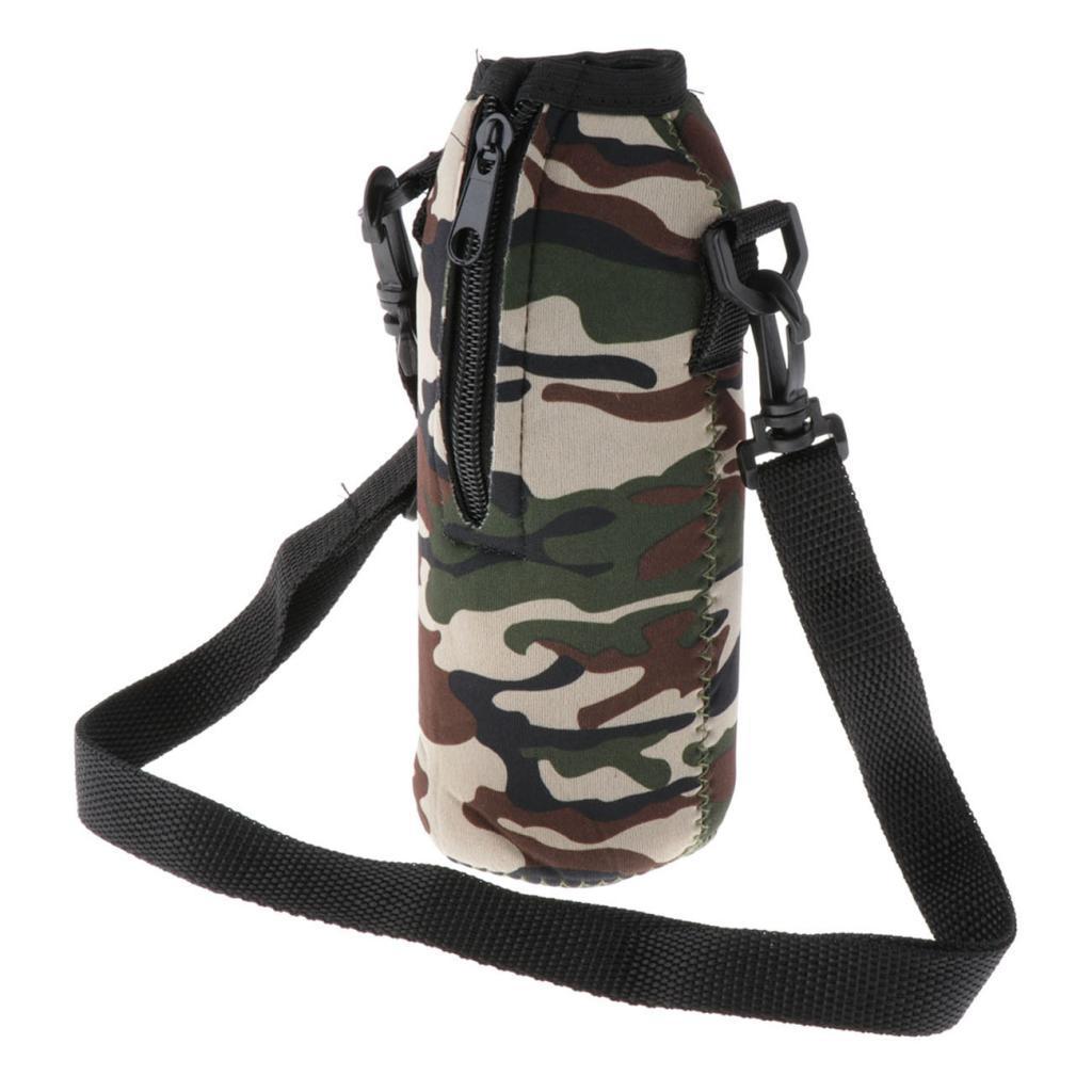 1.5L Water Bottle Holder Carrier Pouch Sleeve Bag Camping Hiking Black