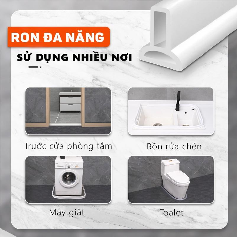 Dải chống tràn nước phòng tắm - Chất silicon dùng cho bồn rửa tay, phòng giặt, phòng tắm DCN