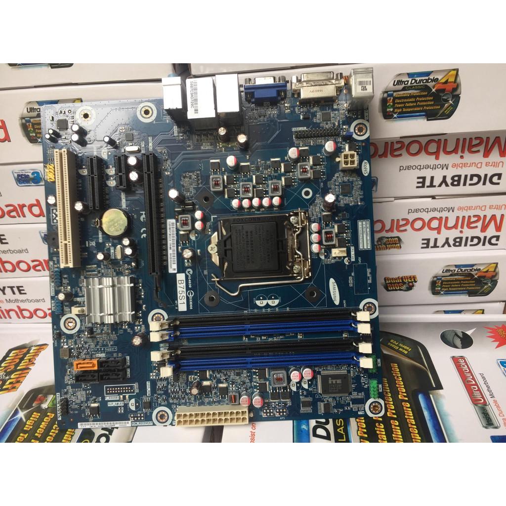 Combo Main B75 4 khe ram + CPU i5 3470 + Ram 8gb bus 1600