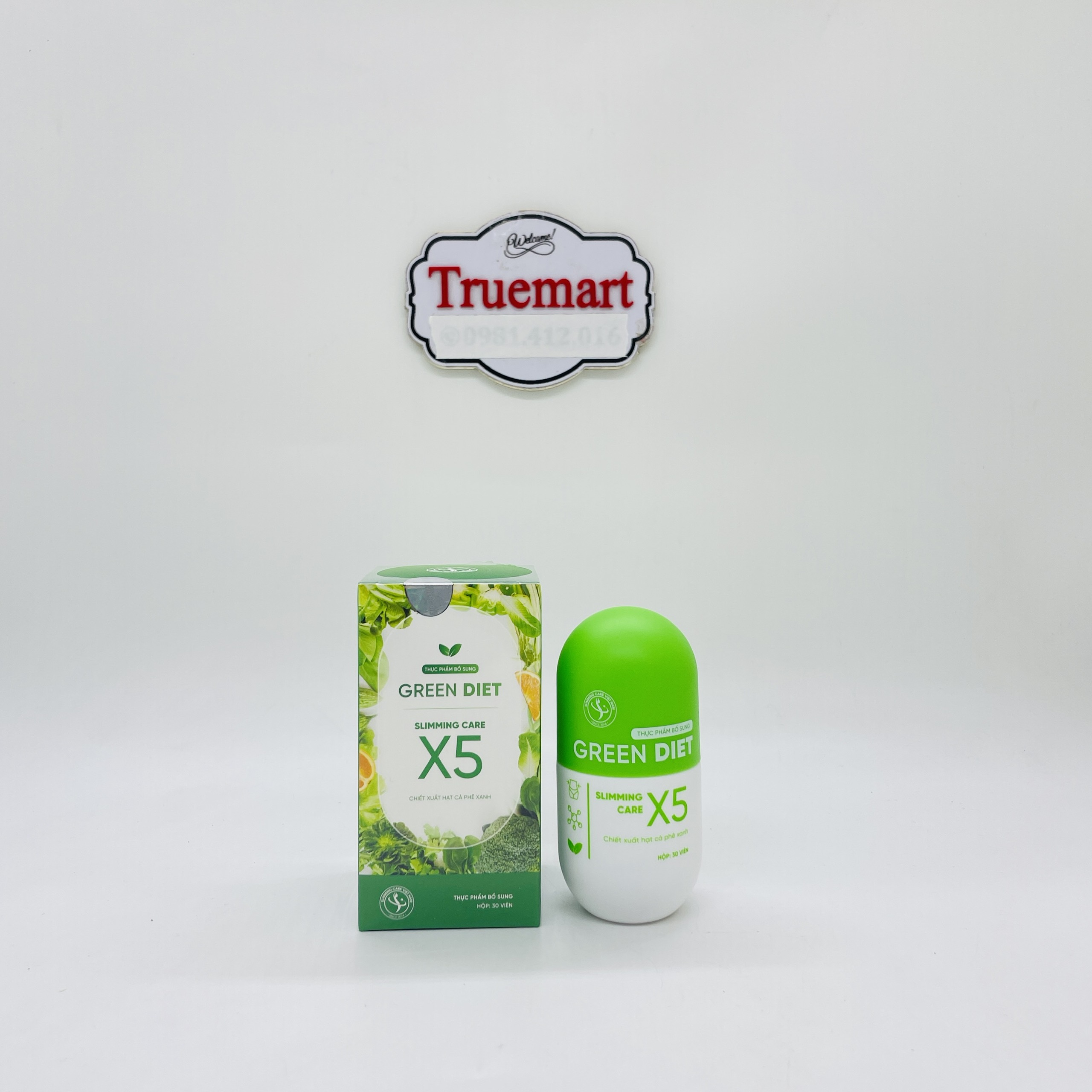 Thảo mộc hỗ trợ cải thiện cân nặng Green Diet Slimming Care X5