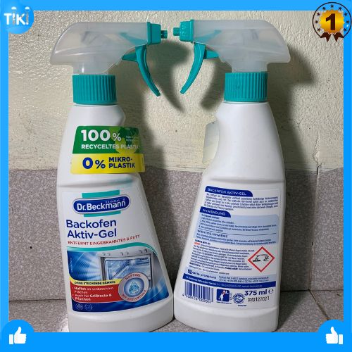 DR.Beckmann Xịt vệ sinh lò nướng, nồi chiên không dầu, lò vi sóng, dung tích 375ml