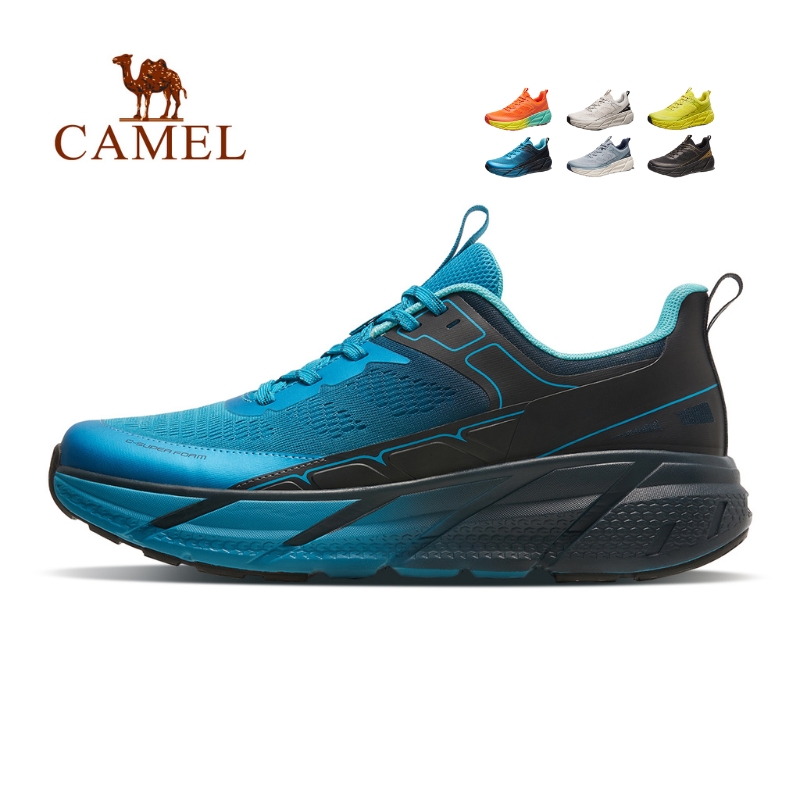 Giày thể thao nam CAMEL 2022 mùa thu mới bề mặt lưới chống trượt đệm giày chạy bộ chuyên nghiệp của nam giới