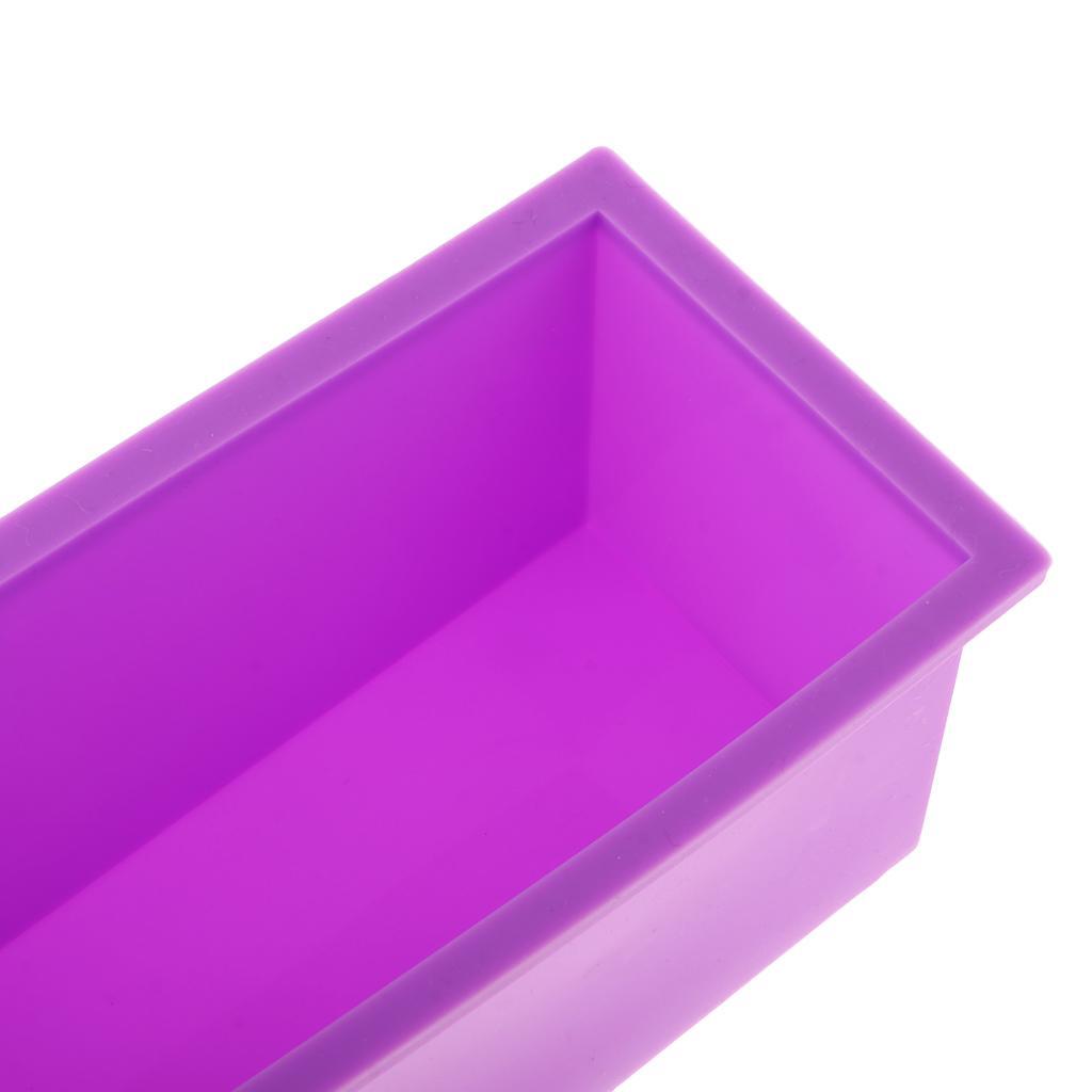 2x Rectangular Cavity Silicone Soap Loaf Cutter Cutting Tool