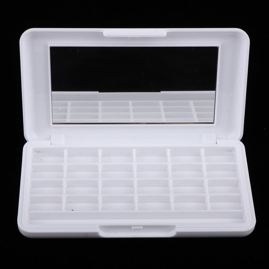 2pcs Makeup Palette Cosmetic Lipstick Blush Organizer Eyeshadow Storage Case