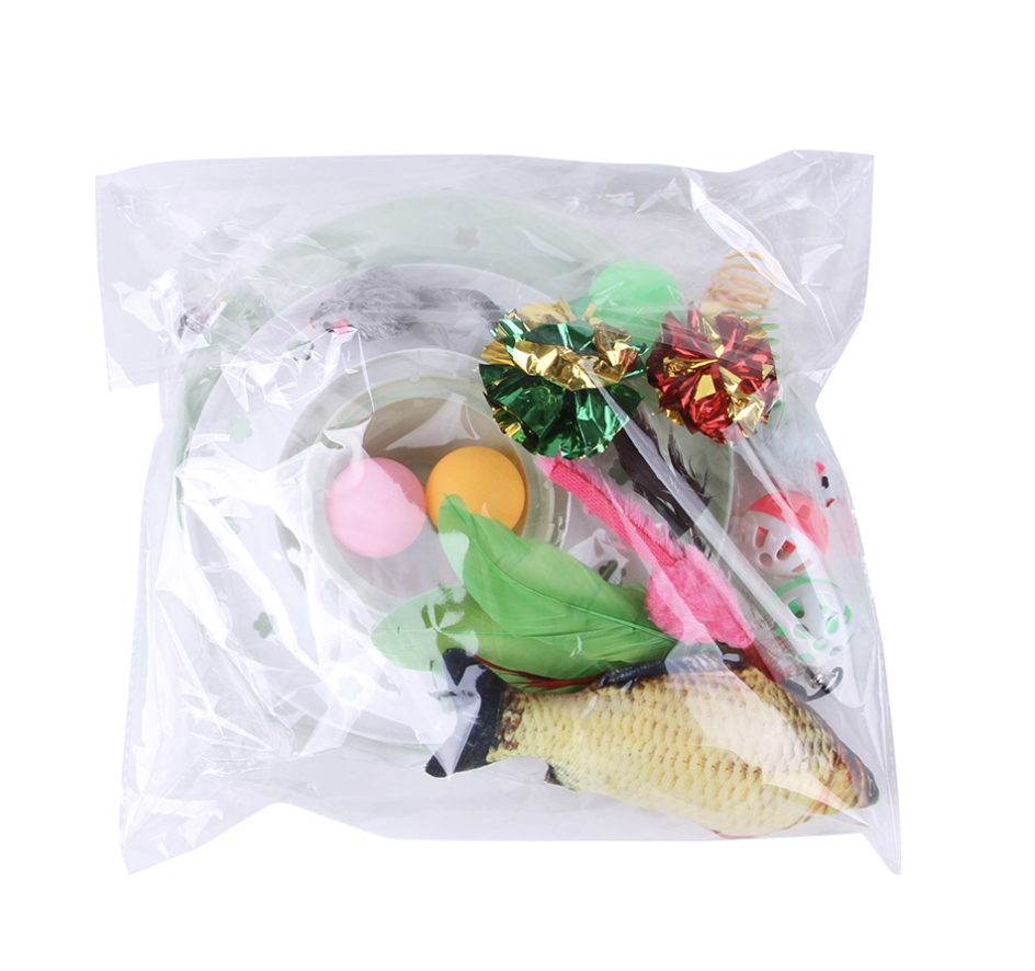 Bộ đồ choi 13 món cho mèo - Genyo pet toy combo 13