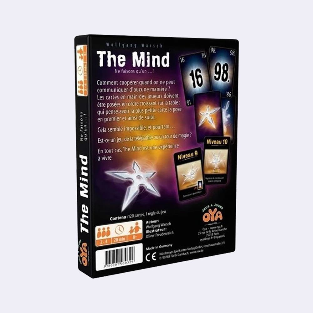 Bộ Bài The Mind Board Game Thần Giao Cách Cảm