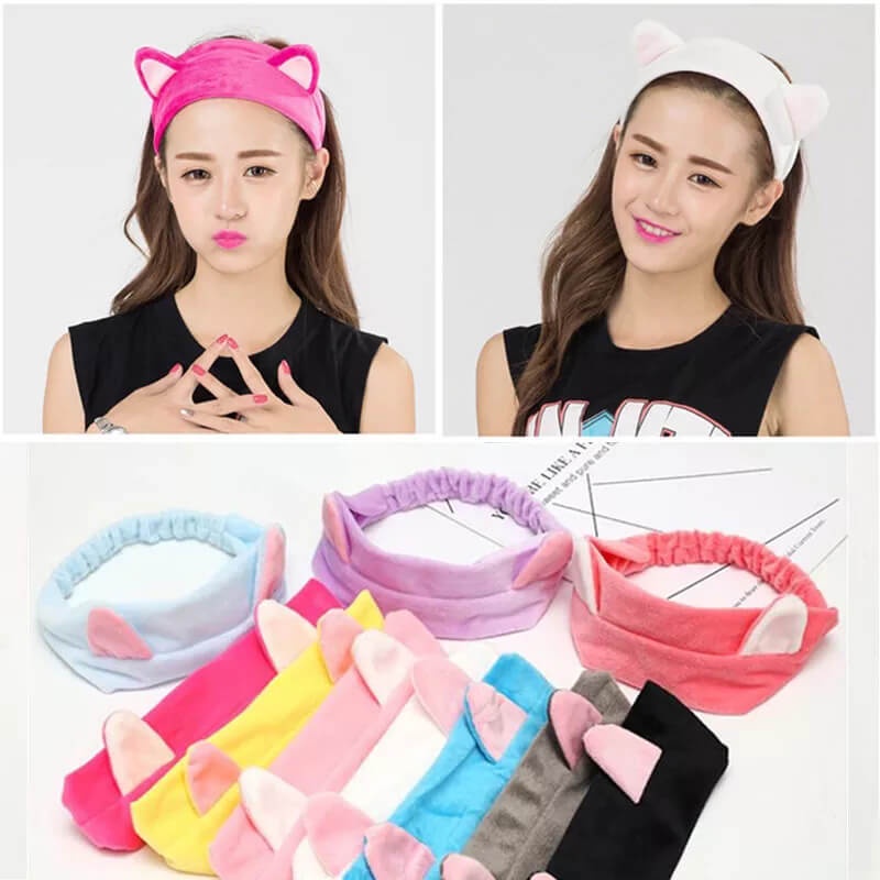 Băng đô rửa mặt thiết kế kiểu dễ thương Hoạt Hình Phong Cách Hàn Quốc Cho Nam Và Nữ - chính hãng dododios