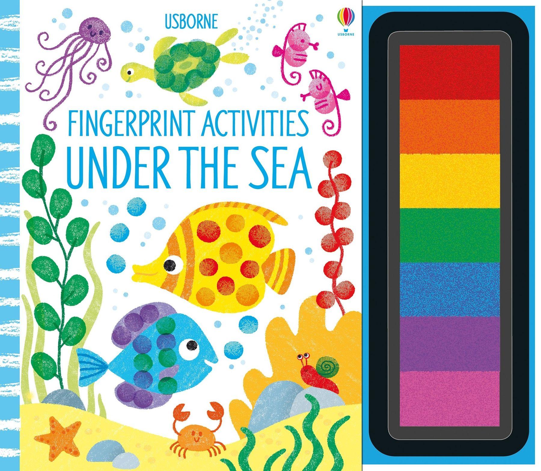 Sách tiếng anh tương tác cho bé - Fingerprint Activities Under the Sea