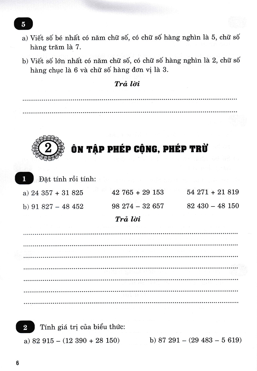 Vở Bài Tập Nâng Cao Toán 4 Tập 1 _HA