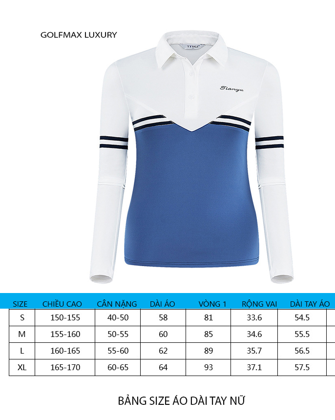 Áo dài tay Golf nữ TYGJ-T176