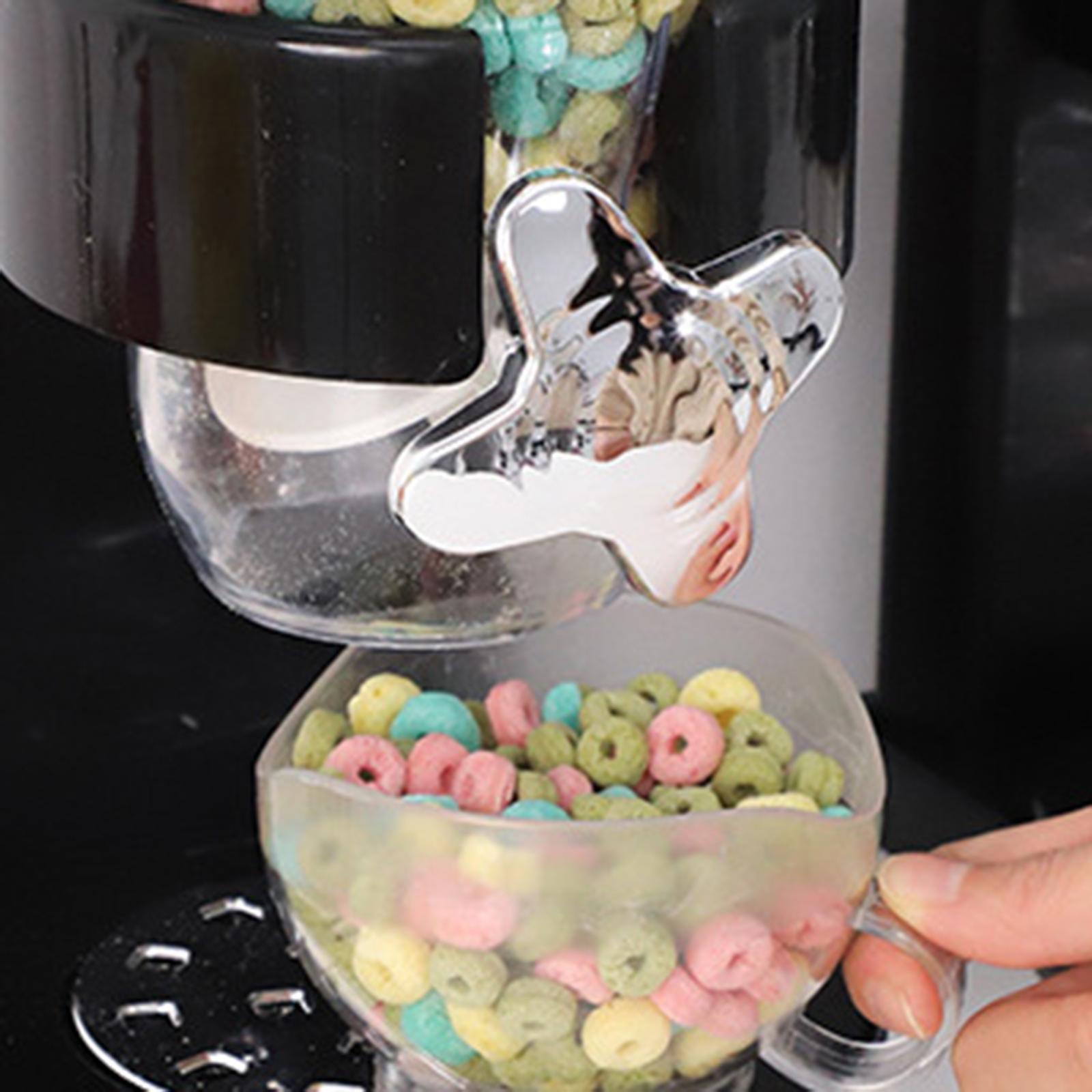 2pcs Cereal Dispenser Dry Food Storage Container for Hotel Lobby Pantry