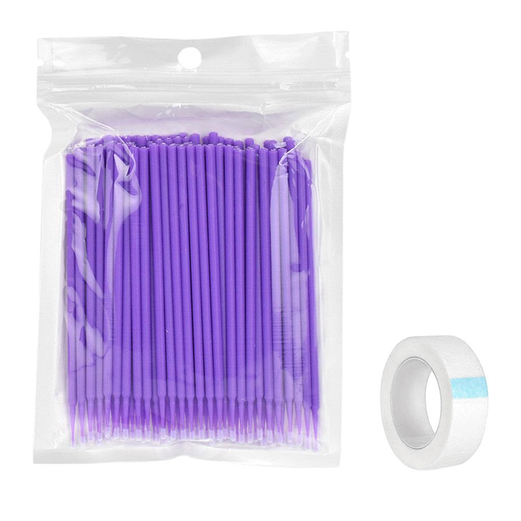 100 x Disposable Make up Kits Eyelash Brush Eyelash Brush Wands Applicator