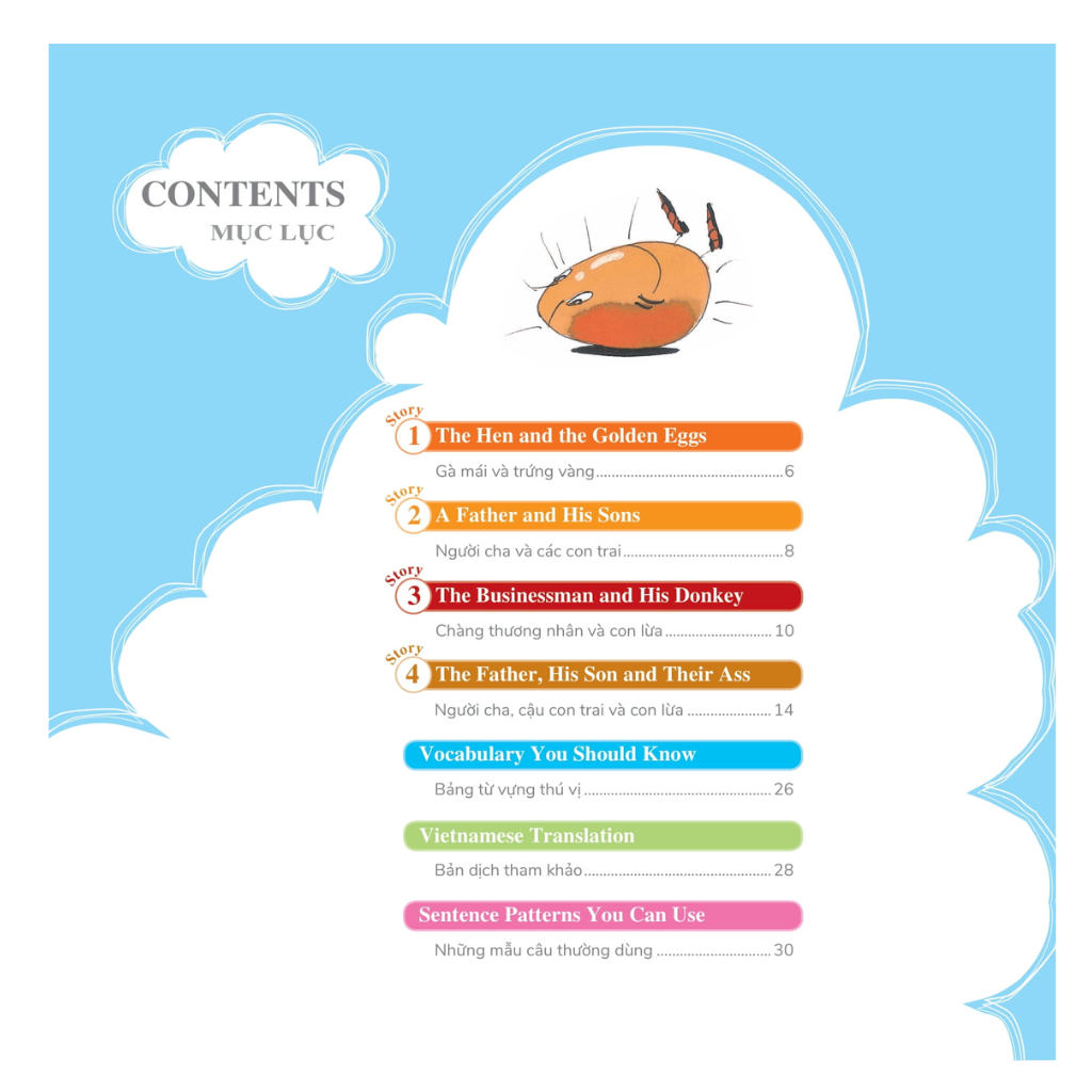 Learn English With Fables 2 - Học Tiếng Anh Qua Truyện Ngụ Ngôn - Tập 2: The Hen And The Golden Eggs - Gà Mái Và Trứng Vàng