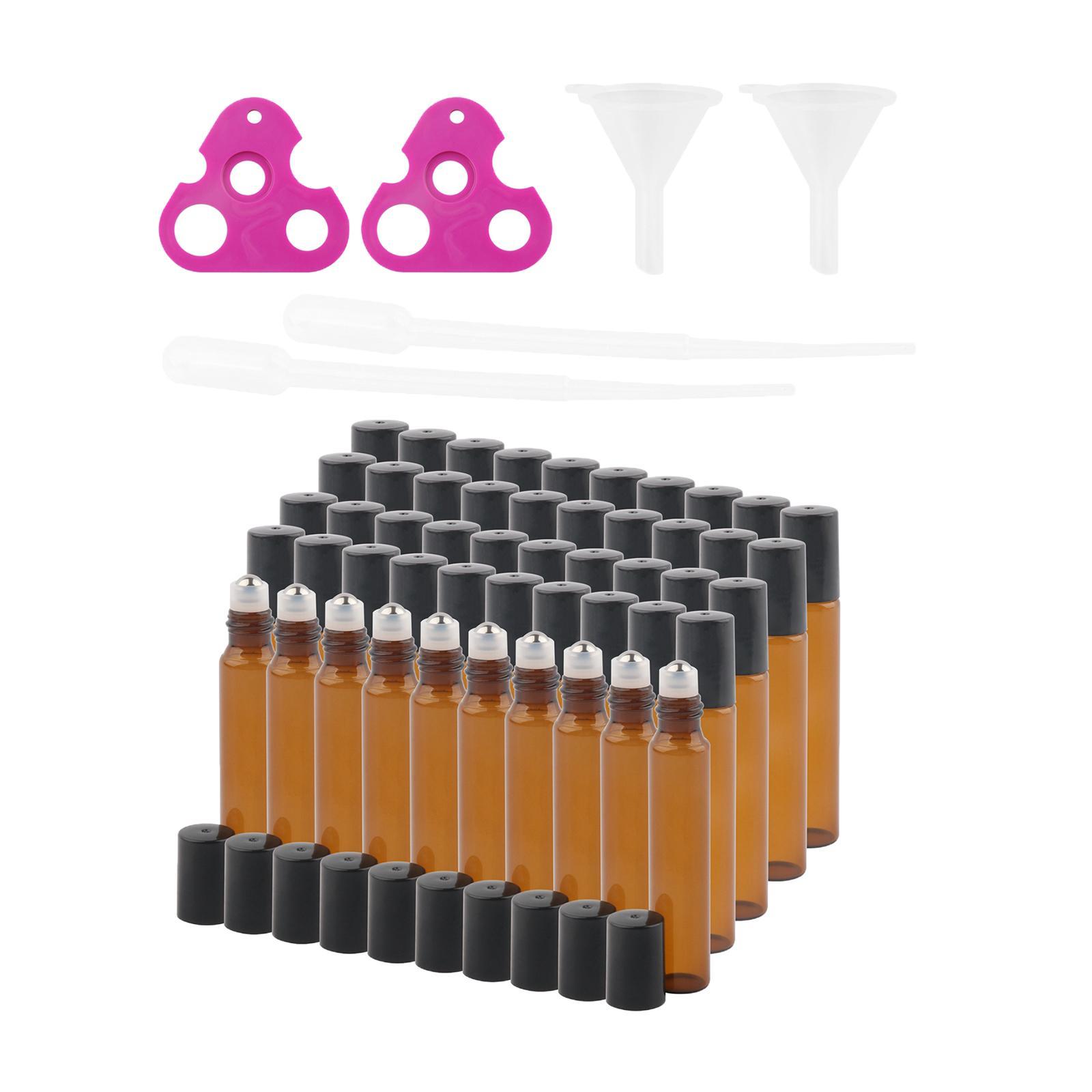 10ml Rollerball Bottle Refillable Roll on for Essential Oil Travel