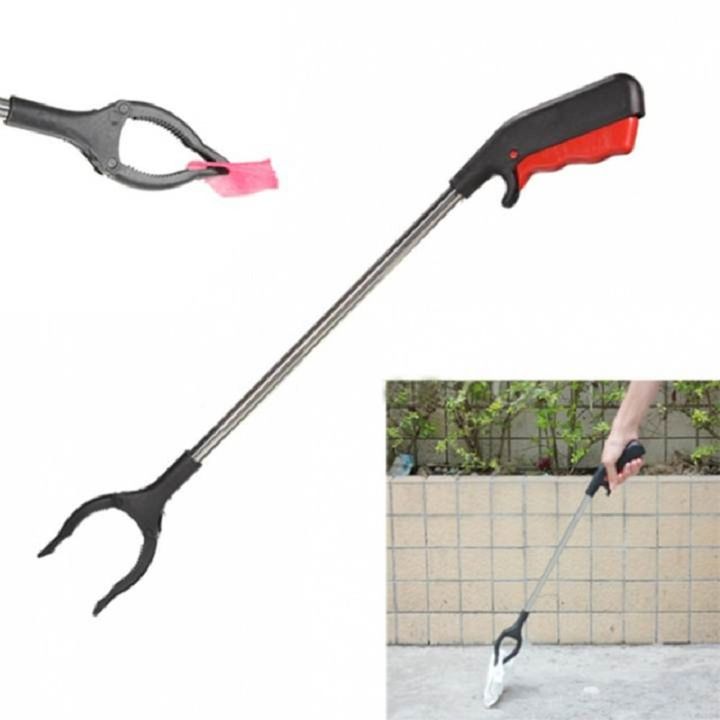 Cây kẹp rác gắp rác và treo móc quần áo lên cao bằng thép 100cm