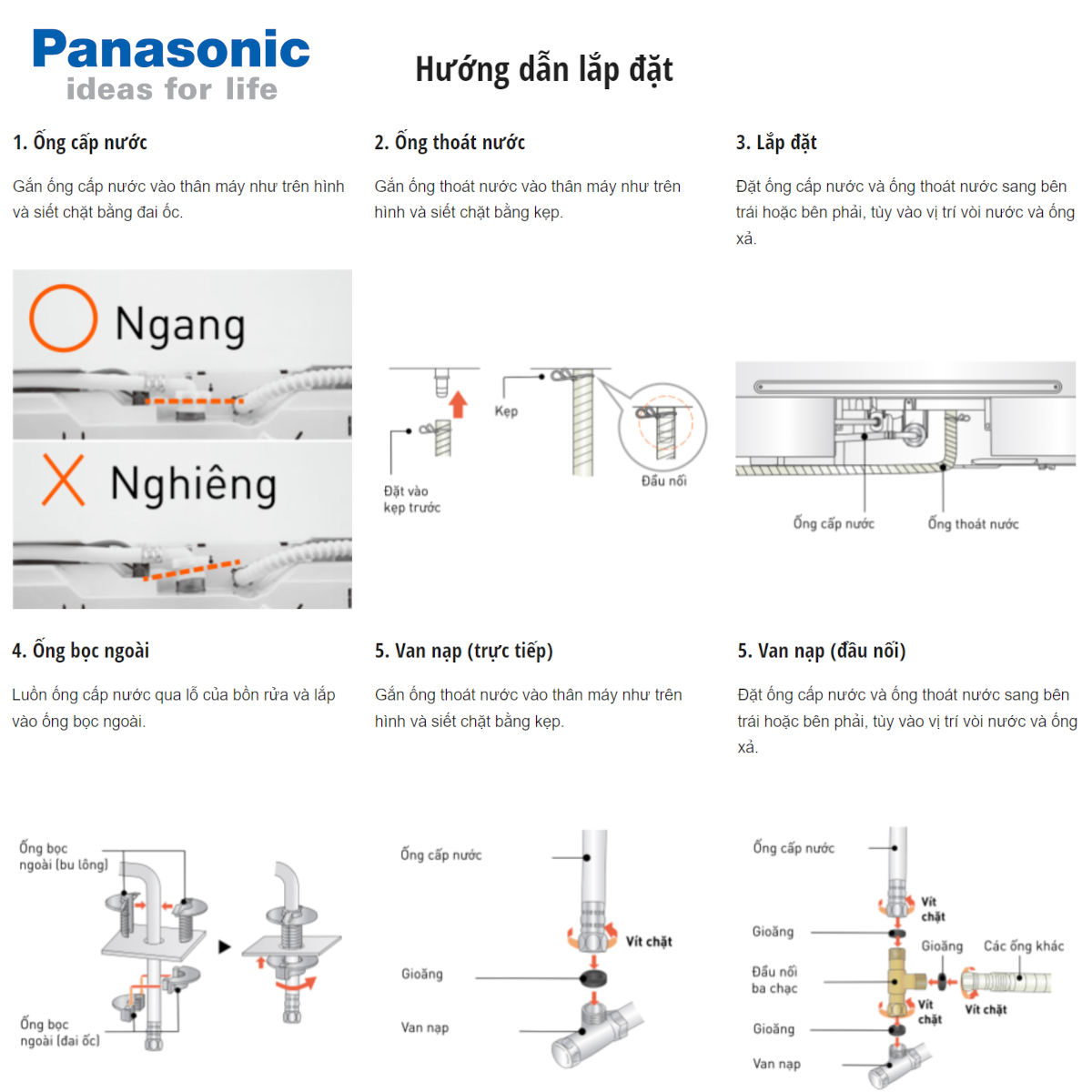 Máy rửa chén bát để bàn Nhật Bản Panasonic NP-TH1WEVN có chức năng sấy khô, bảo hành 12 tháng - Hàng chính hãng