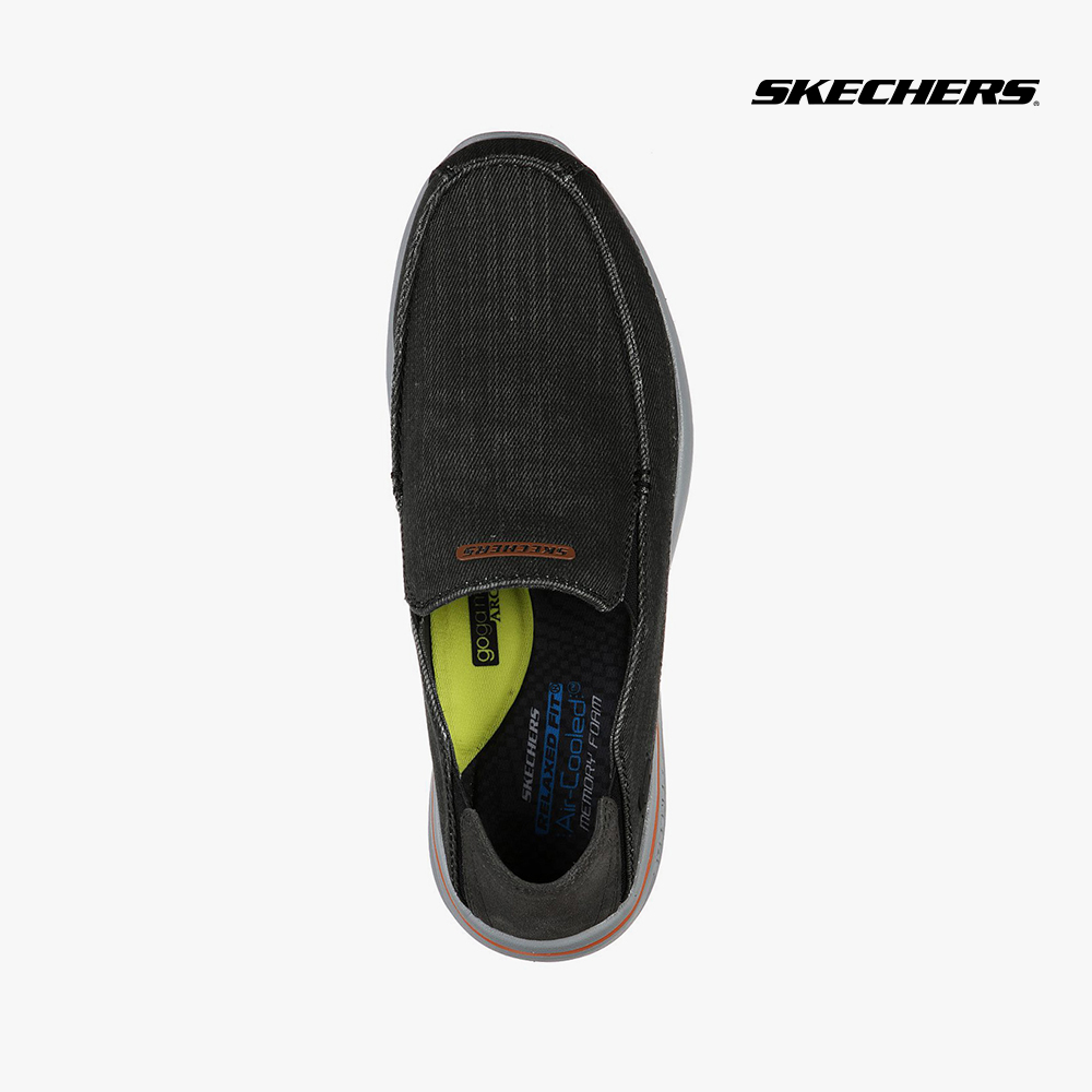 SKECHERS - Giày slip on nam Usa Elent 204085-BLK