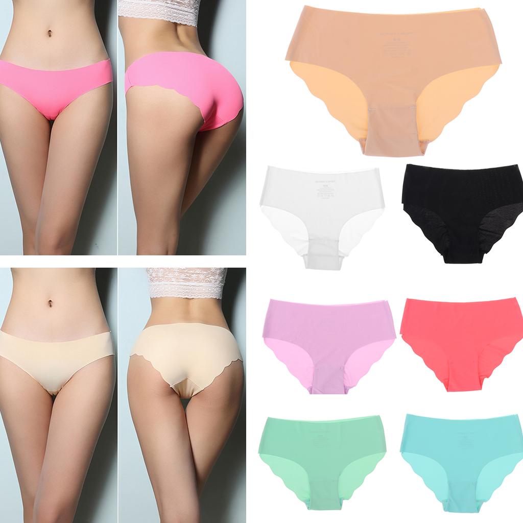 Women Soft Comfort Underpants Seamless Lingerie Briefs Hipster Underwear Panties