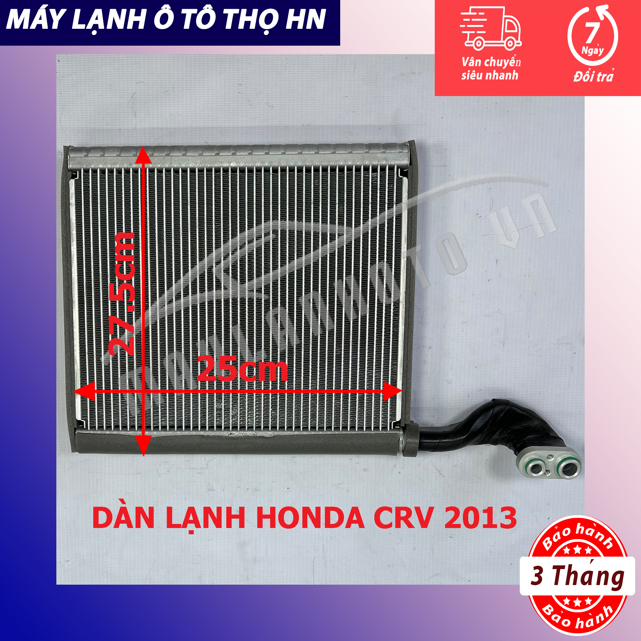 Dàn lạnh Honda CRV 2013 2014 2015 2016 Hàng xịn Thái Lan / Hàn Quốc 13 14 15 16