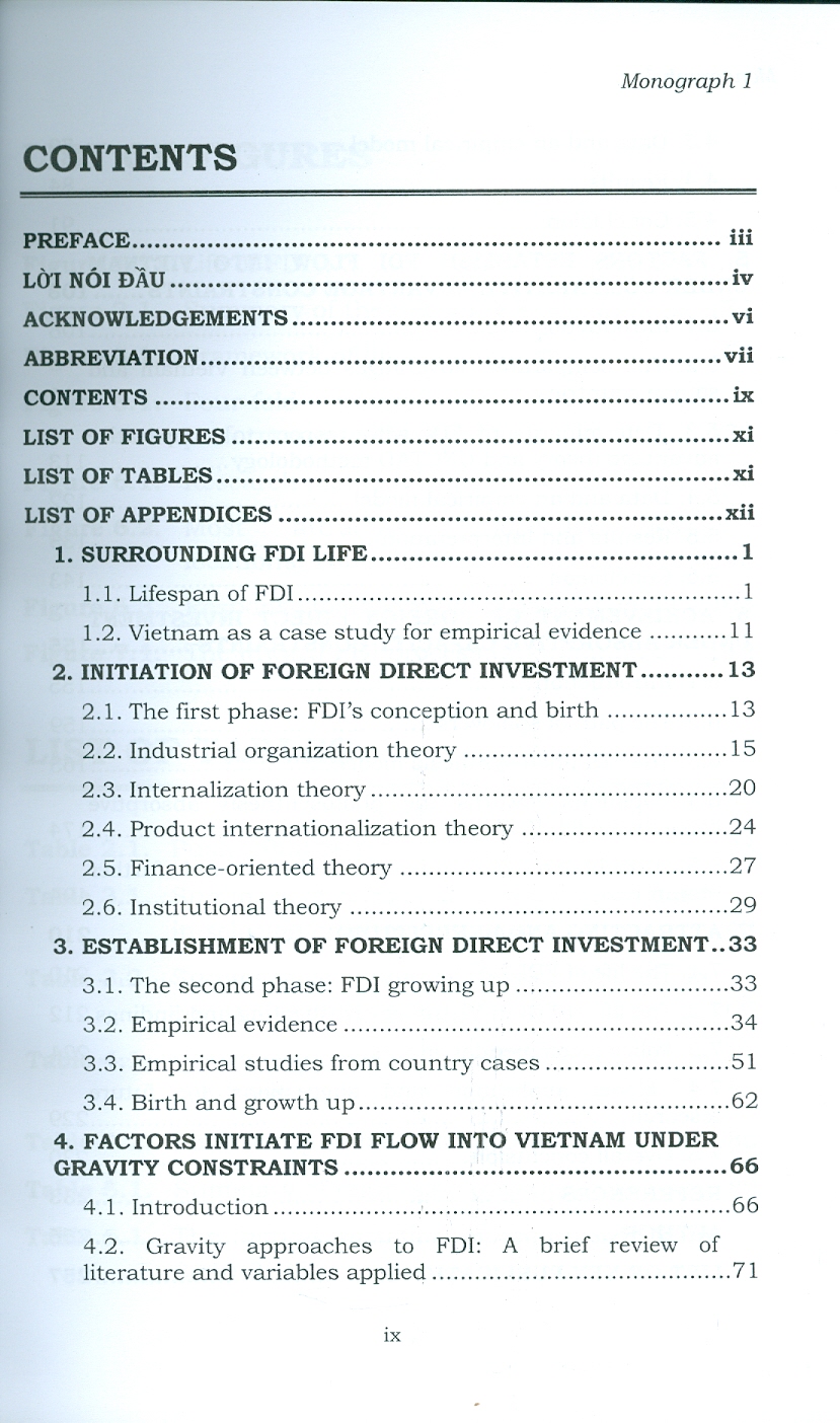 LIFE OF FOREIGN DIRECT INVESTMENT: INITATION, ESTABLISHMENT, AND ACHIEVEMENT
