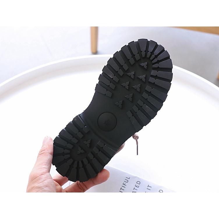 Giày bốt cho bé gái bé trai phong cách Hàn Quốc đẹp diện đi chơi đi tiệc size 26-36 hàng Quảng Châu cao cấp