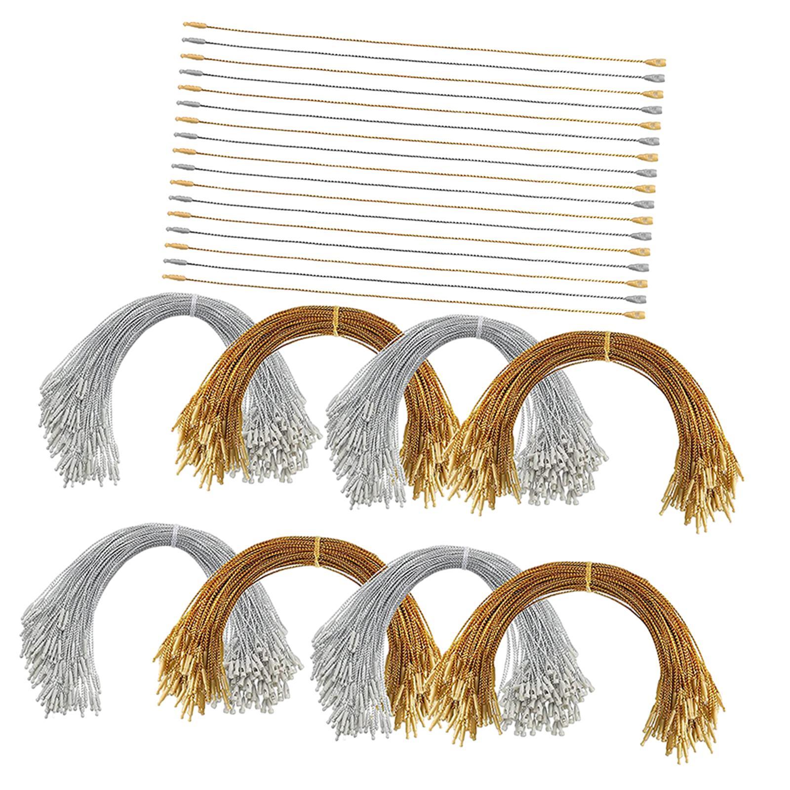 800Pcs Tag Rope Loop Tag Fasteners for Luggage Christmas Tree Accessory Toys