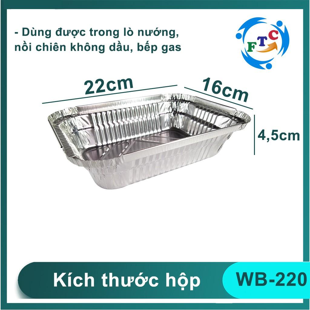 HỘP NHÔM - KHAY GIẤY BẠC ĐỰNG THỨC ĂN DÙNG 1 LẦN 1 NGĂN 1000ML