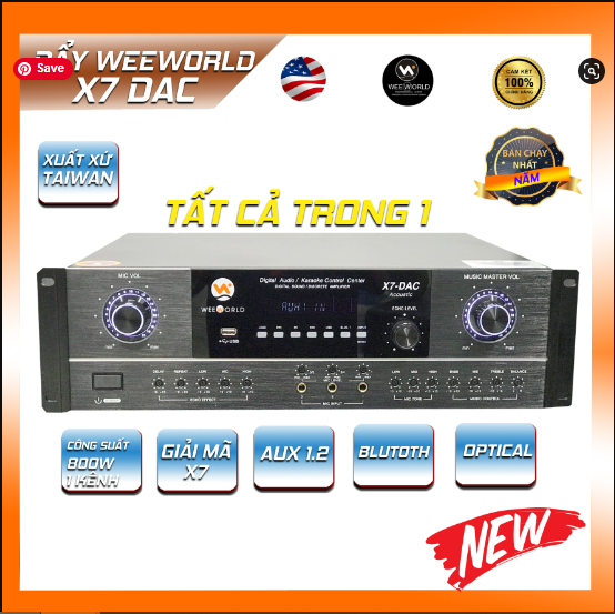 ĐẨY LIỀN VANG WEEWORLD X7 DAC GOLD LIMITED - Hàng chính hãng