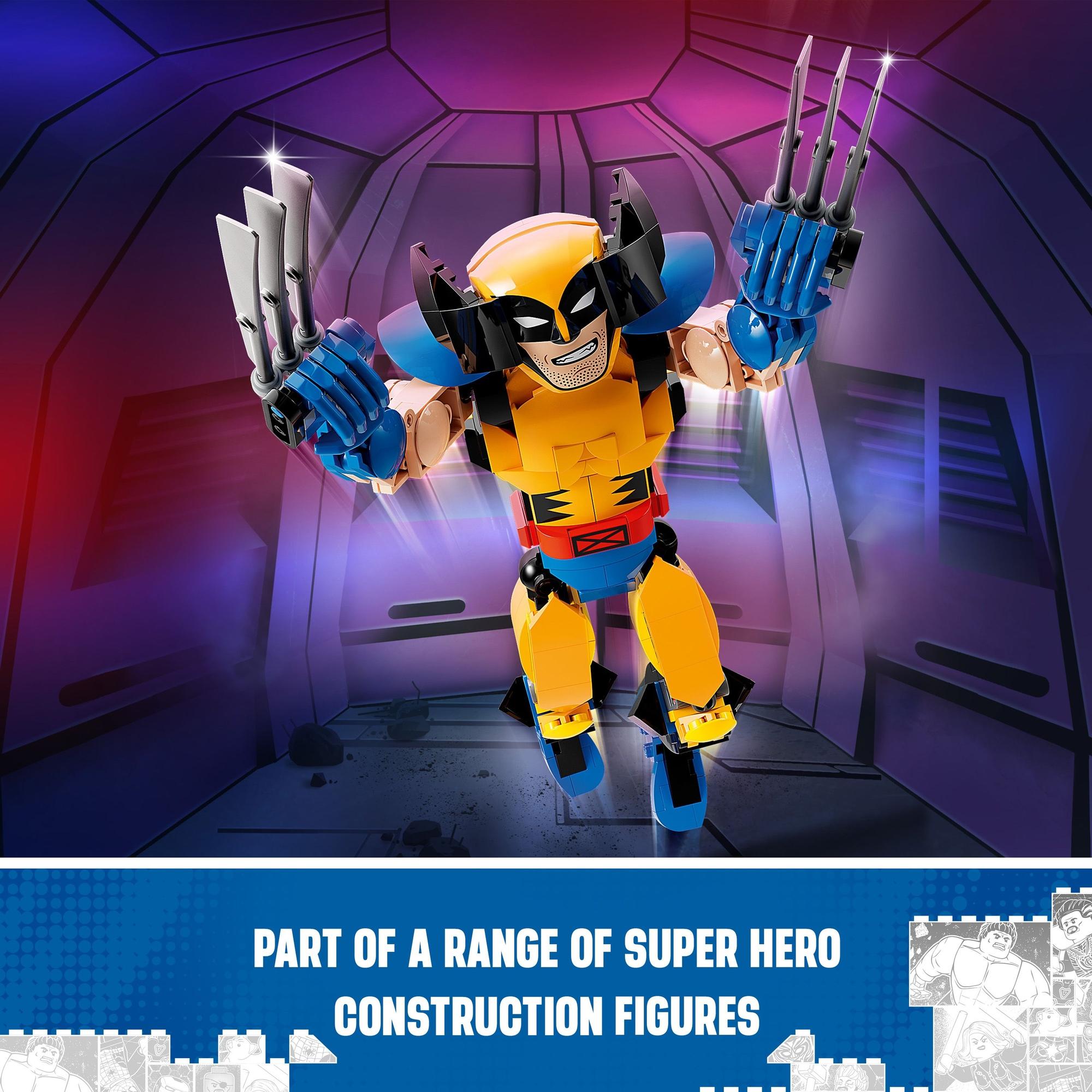 LEGO SUPERHEROES 76257 Đồ chơi lắp ráp Mô hình Người Sói Wolverin (327 chi tiết)
