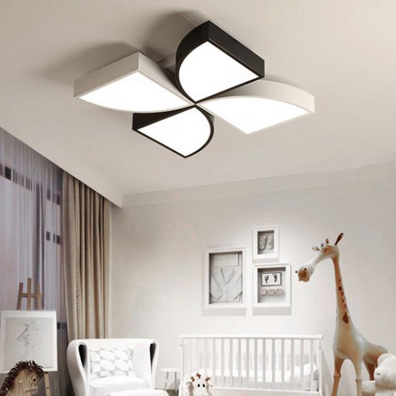 Đèn trần - đèn ốp trần - đèn LED chiếu sáng mâm 4 cánh 4 màu MY COLOR thời thượng thích mắt nhất kèm chỉ đạo không chạm