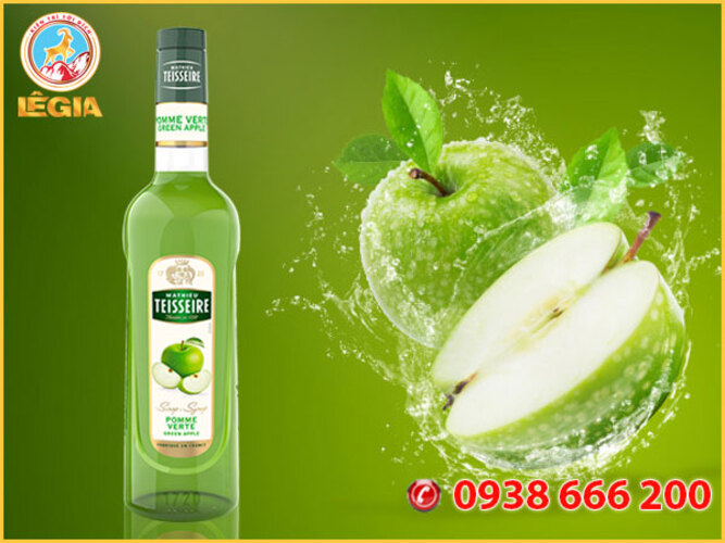 Siro TEISSEIRE Táo Xanh 700ml (GREEN APPLE SYRUP)