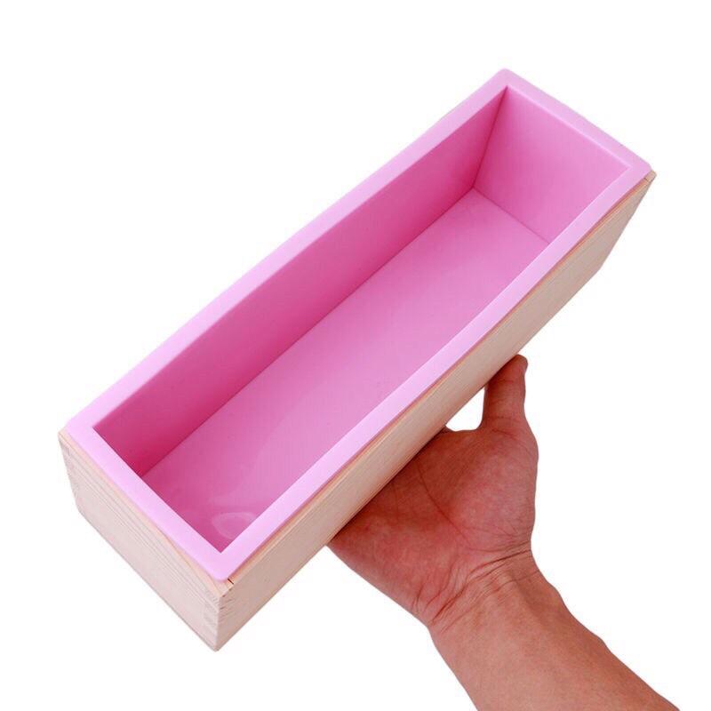 Khuôn làm xà phòng 1200g hình chữ nhật