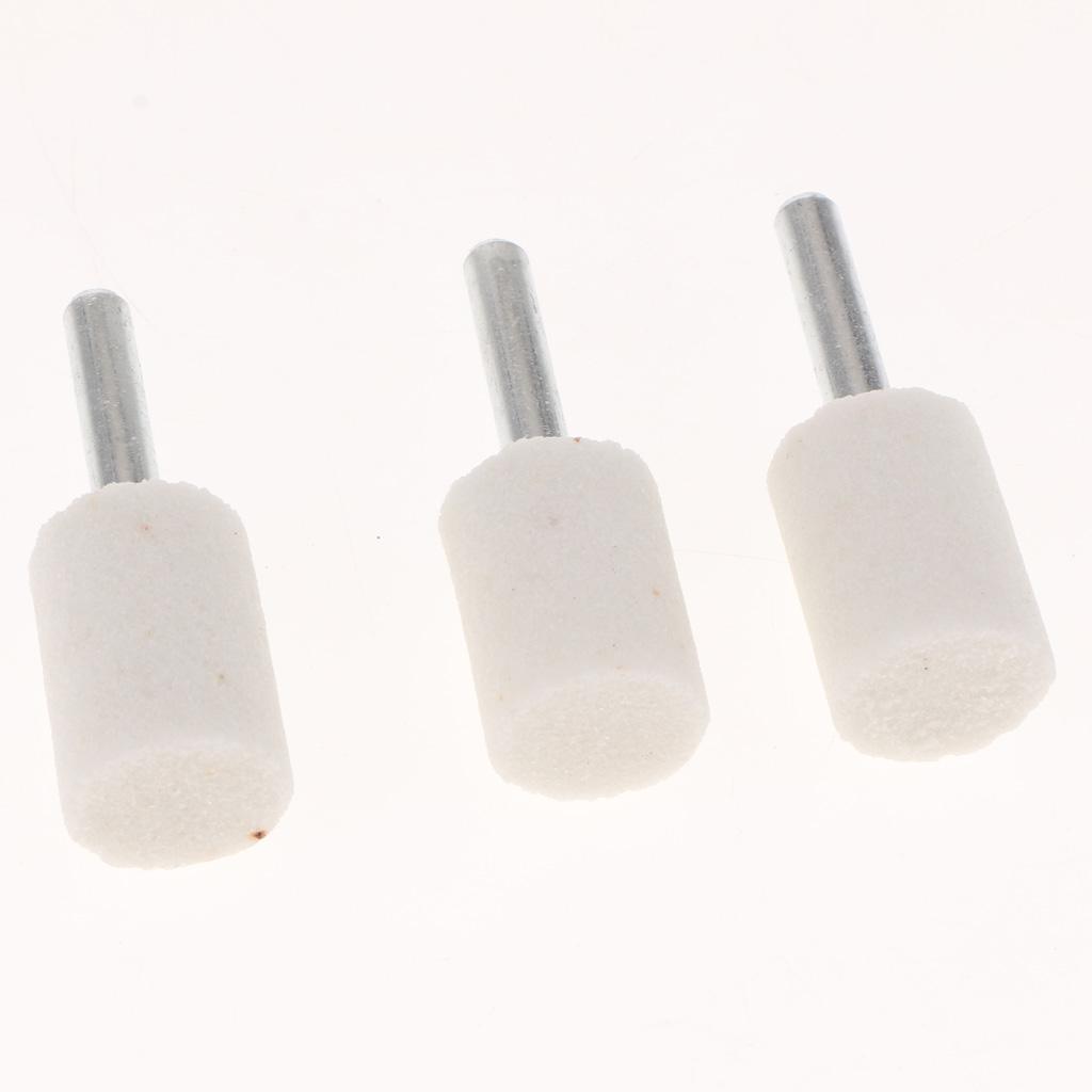 6mm Shank Grinding Head Cylinder Bit Fits Metal Glass Polishing 10pc/set