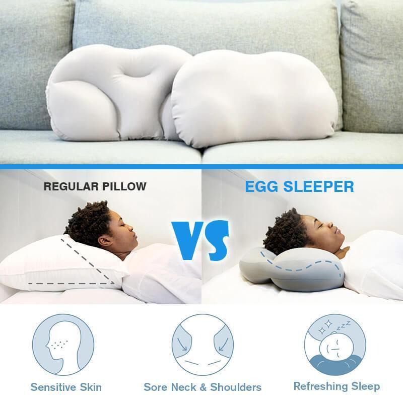 Toàn Gối Ngủ 3D Bướm Mút Thiết Chỉnh Hình Cổ Hỗ Trợ Gối Tất Cả Các Vòng Mây Gối Trứng Ngủ