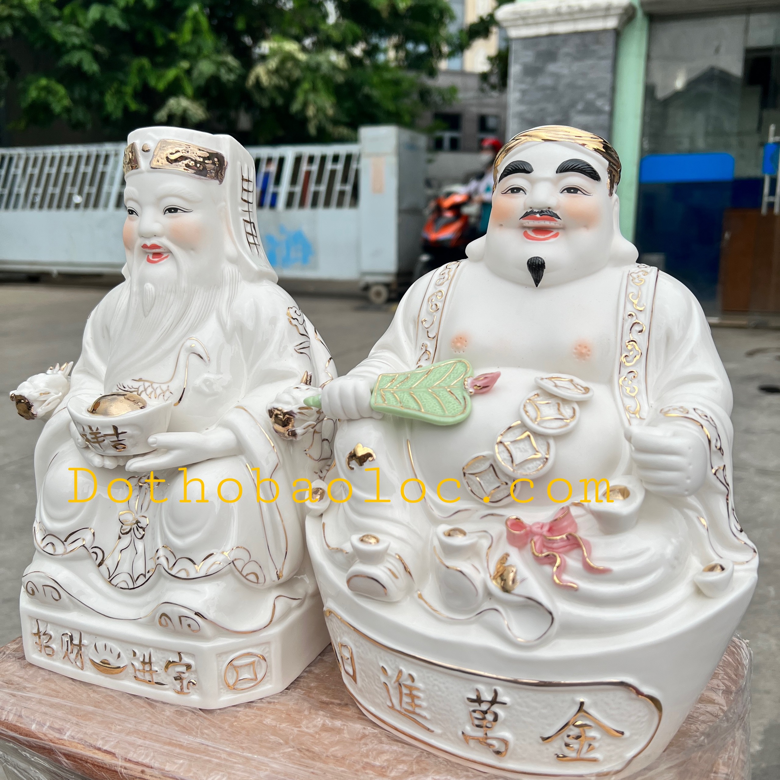 Tượng Thần tài Thổ địa Đức hóa cao cấp cao 26cm