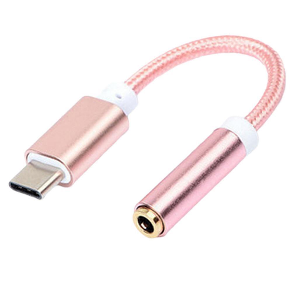 Type -3.5mm Headphone Adapter Microphone Connector Cable
