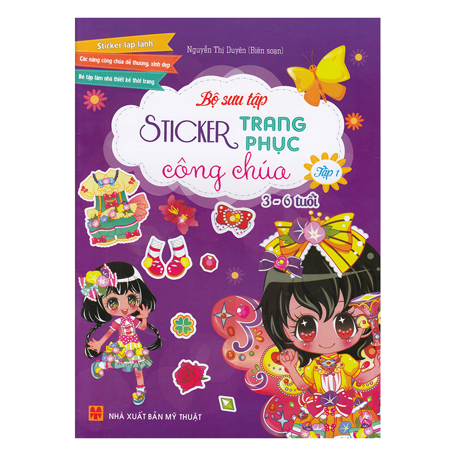 Bộ Sưu Tập Sticker Trang Phục Công Chúa T1