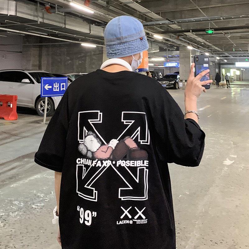 Áo Hè 2022, áo phông cổ tròn UNISEX in hình OFF-WHITE cực chất cho nam nữ